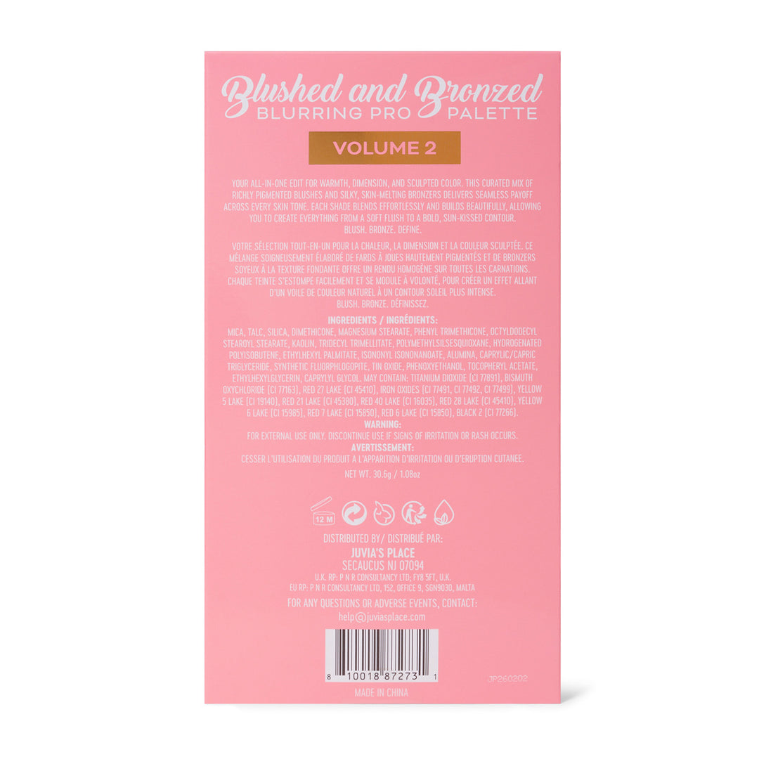 Blushed and Bronzed Blurring pro palettes thumbnail image